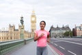 Runner in london Royalty Free Stock Photo
