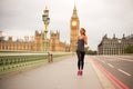 Runner in London Royalty Free Stock Photo