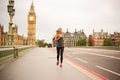 Runner in London Royalty Free Stock Photo