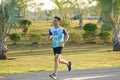 Runner running during the Khonkaen Mini Marathon