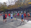 Runners at Berlin Marathon Royalty Free Stock Photo