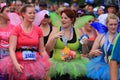 Runners dressed in costume