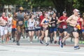 Runners fill the street in annual Atlanta Peachtree Road Race