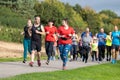 The runners of Knowsley parkrun set off on 11th September 2021