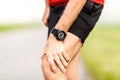 Runners leg knee pain injury