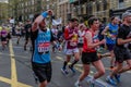 Runners at the London Marathon.