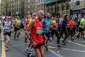 Runners at the London Marathon.