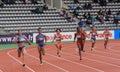 Runners of 400 meters on DecaNation Games