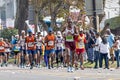 Runners Participating in the Comrades Marathon in South Africa Royalty Free Stock Photo