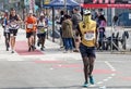 Runners Participating in the Comrades Marathon in South Africa Royalty Free Stock Photo