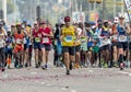 Runners Participating in the Comrades Marathon in South Africa Royalty Free Stock Photo