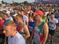 Runners prior to Minsk half marathon