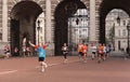 Runners in the Royal Parks Half Marathon, London