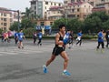 Shenzhen, China: runners run during the baoan international marathon