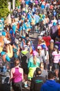 Runners in running event at Seattle Center