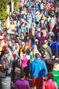 Runners in running event at Seattle Center