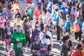 Runners in running event at Seattle Center