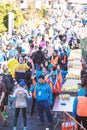 Runners in running event at Seattle Center