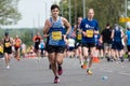 Runners running in the Rob Burrow Leeds Marathon 2023