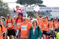 Runners at the start of the 24th edition of the Rome Marathon fr