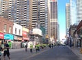 Runners in Toronto Royalty Free Stock Photo