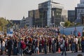 Runners at the thirty-sixth Berlin Marathon, Germany.