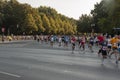 Runners at the thirty-sixth Berlin Marathon, Germany.