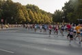 Runners at the thirty-sixth Berlin Marathon, Germany.