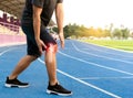 Runners to exercise knee joint bone