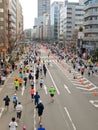 Runners at Tokyo Marathon 2008
