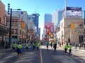 Runners in Toronto Royalty Free Stock Photo