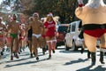 Runners Wearing Speedos Jog Down Street In Eclectic Atlanta Race Royalty Free Stock Photo