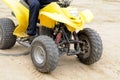 The running all terrain vehicle Royalty Free Stock Photo