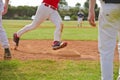 Running bases Royalty Free Stock Photo