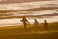 Running on the Beach