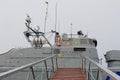 Running board of Old Patrol boat and minesweeper P 421 Suurop