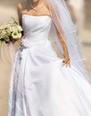 Running bride Royalty Free Stock Photo