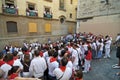 Running of the Bulls Crowd Royalty Free Stock Photo