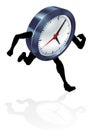 Running Clock Concept