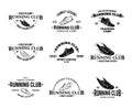 Running Club Labels Templates and Badge