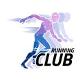 Running club logo for template.