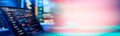 Running Computer data programming. Coding script text on screen. Notebook closeup photo. Royalty Free Stock Photo