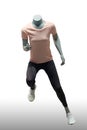 Running female mannequin Royalty Free Stock Photo