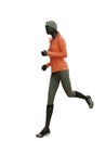 Running female mannequin Royalty Free Stock Photo