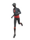 Running female mannequin. Royalty Free Stock Photo