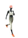 Running female mannequin. Royalty Free Stock Photo