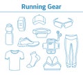 Running Gear For Men And Women in Line Style
