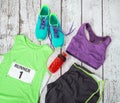 Running gear ready for race day