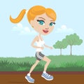 Running girl