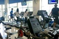 Running at the gym